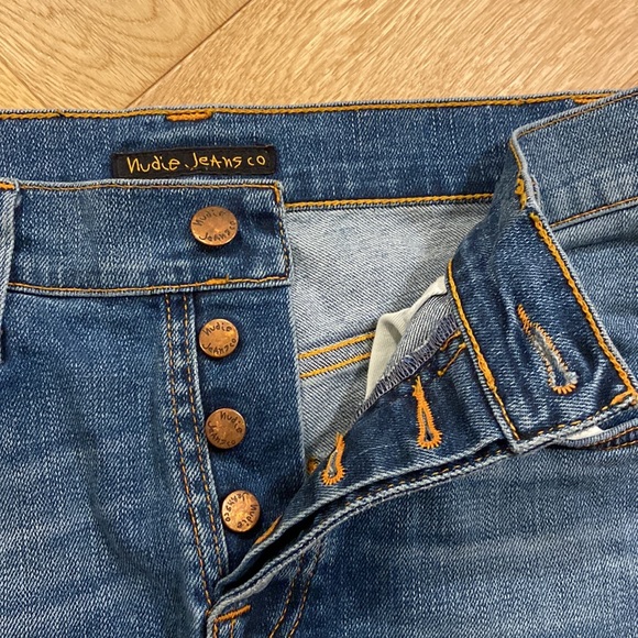 Nudie jeans / NJ1001112 GRIM TIM BLUE SHORE / W29 L32 - Picture 2 of 10